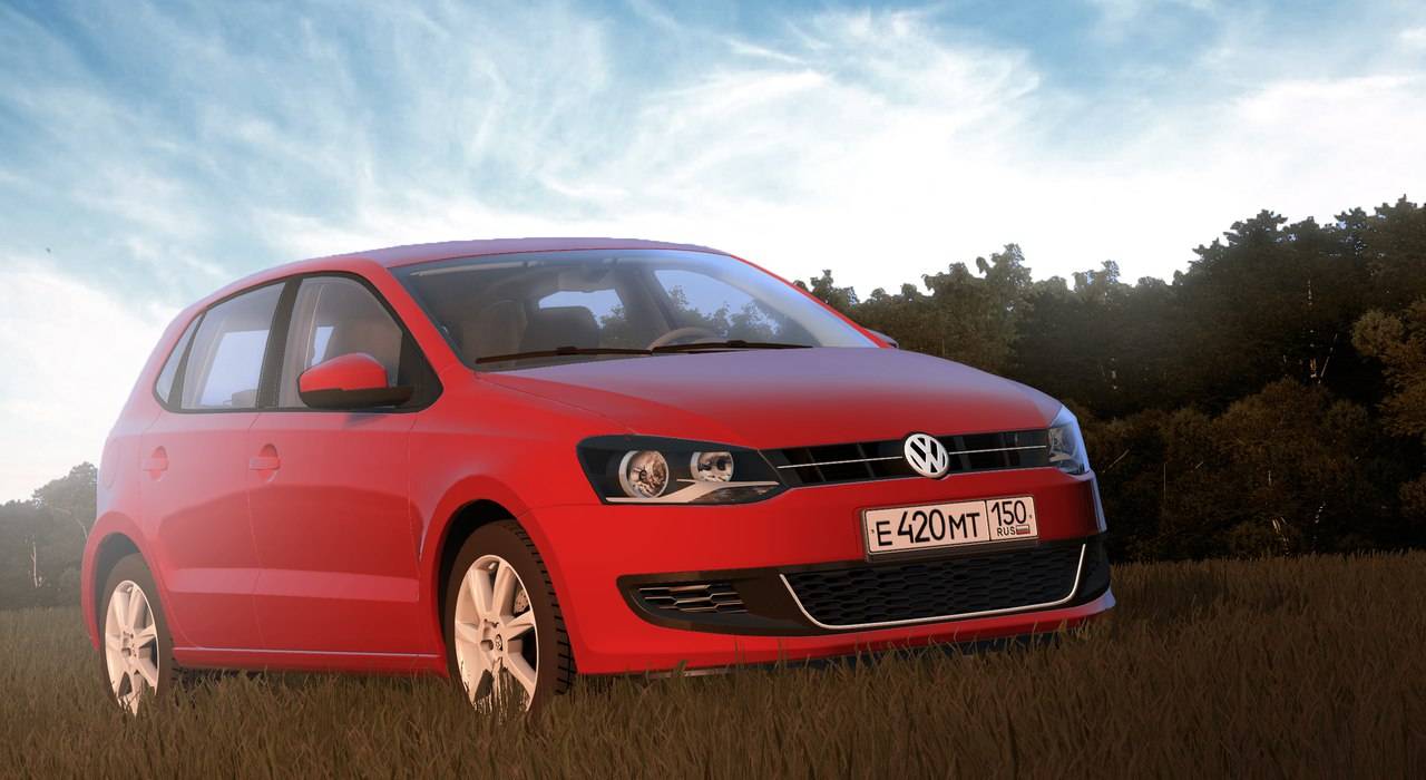 Volkswagen Polo Hatchback TSI 2014 для City Car Driving 1.5.1 - 1.5.4