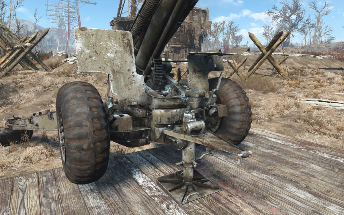 Мод "155-мм гаубица M1" v2.0 для Fallout 4