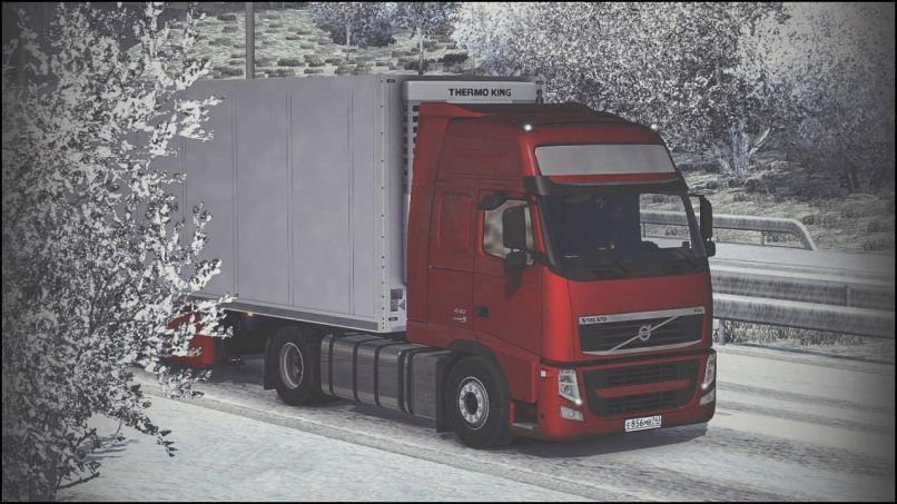 Интерьер для Volvo FH16 Classic v1.0 для Euro Truck Simulator 2 (1.28.x)